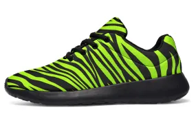 Neon Zebra Sneakers
