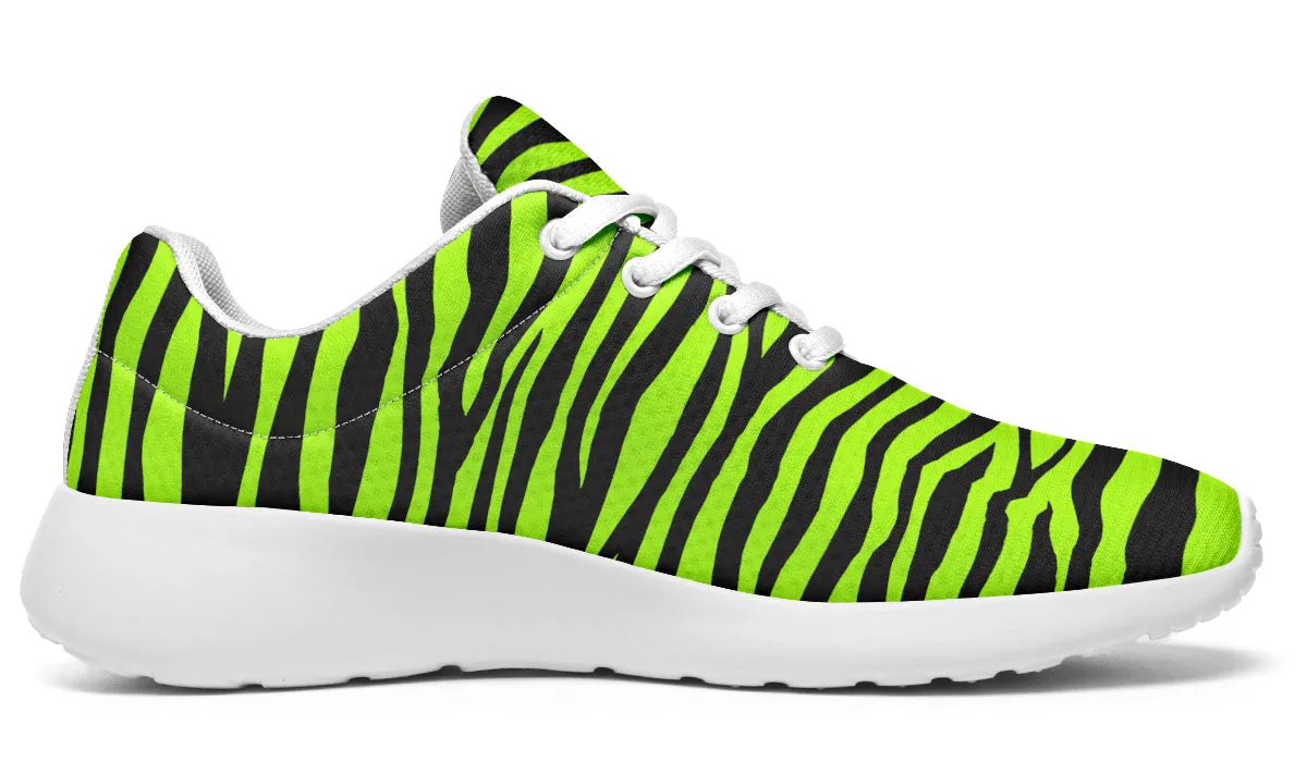Neon Zebra Sneakers