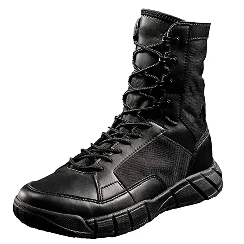 Outdoor Men's Hiking Shoes Desert High Tactical Boots Men's Soldier Combat Boots