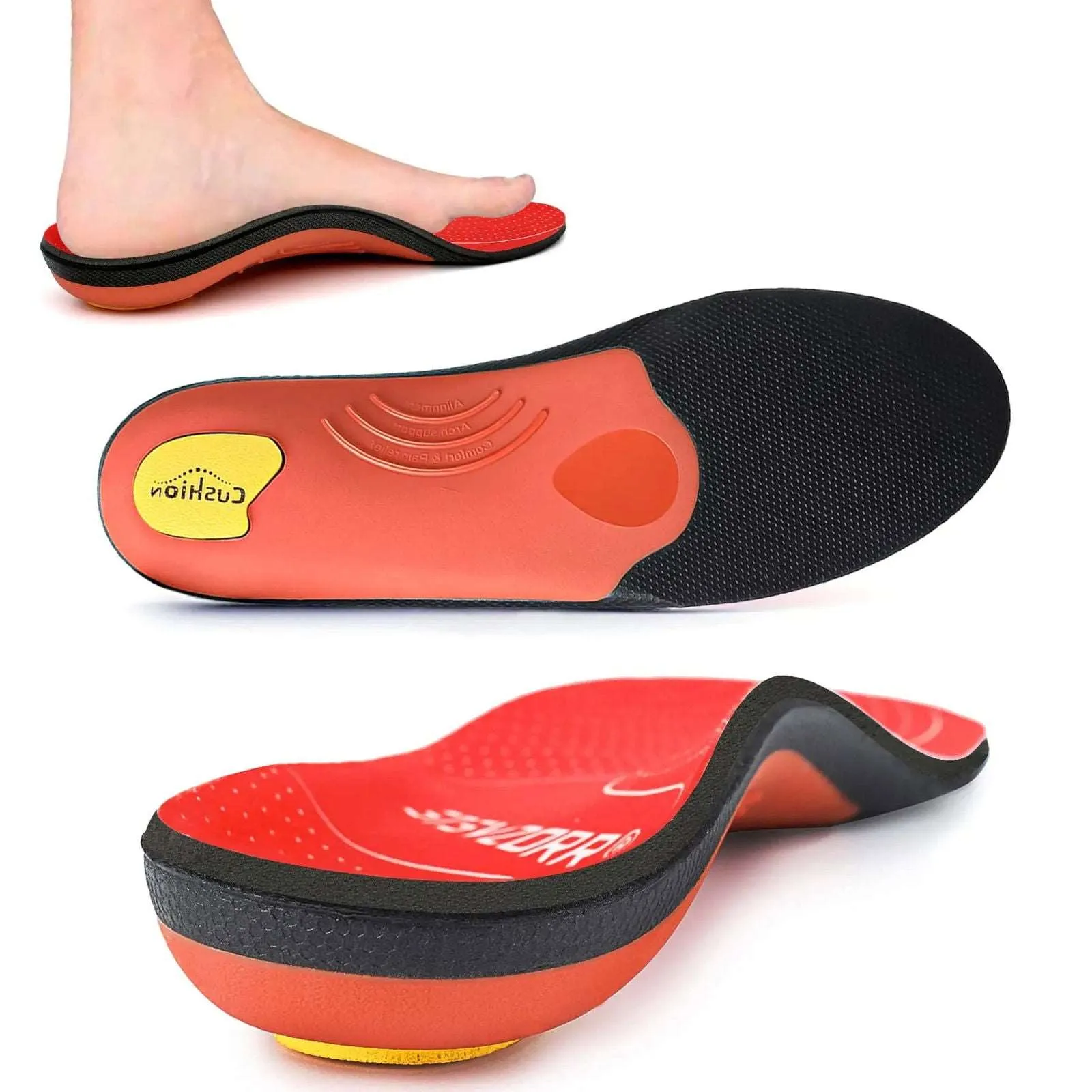 Plantar Fasciitis Orthopedic Arch Support Sport Insert Insoles
