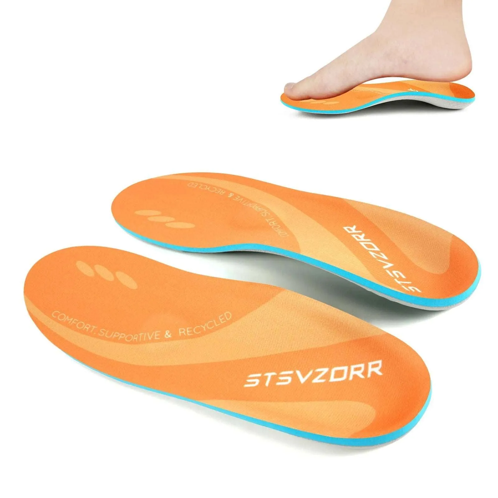 Plantar Fasciitis Orthopedic Arch Support Sport Insert Insoles