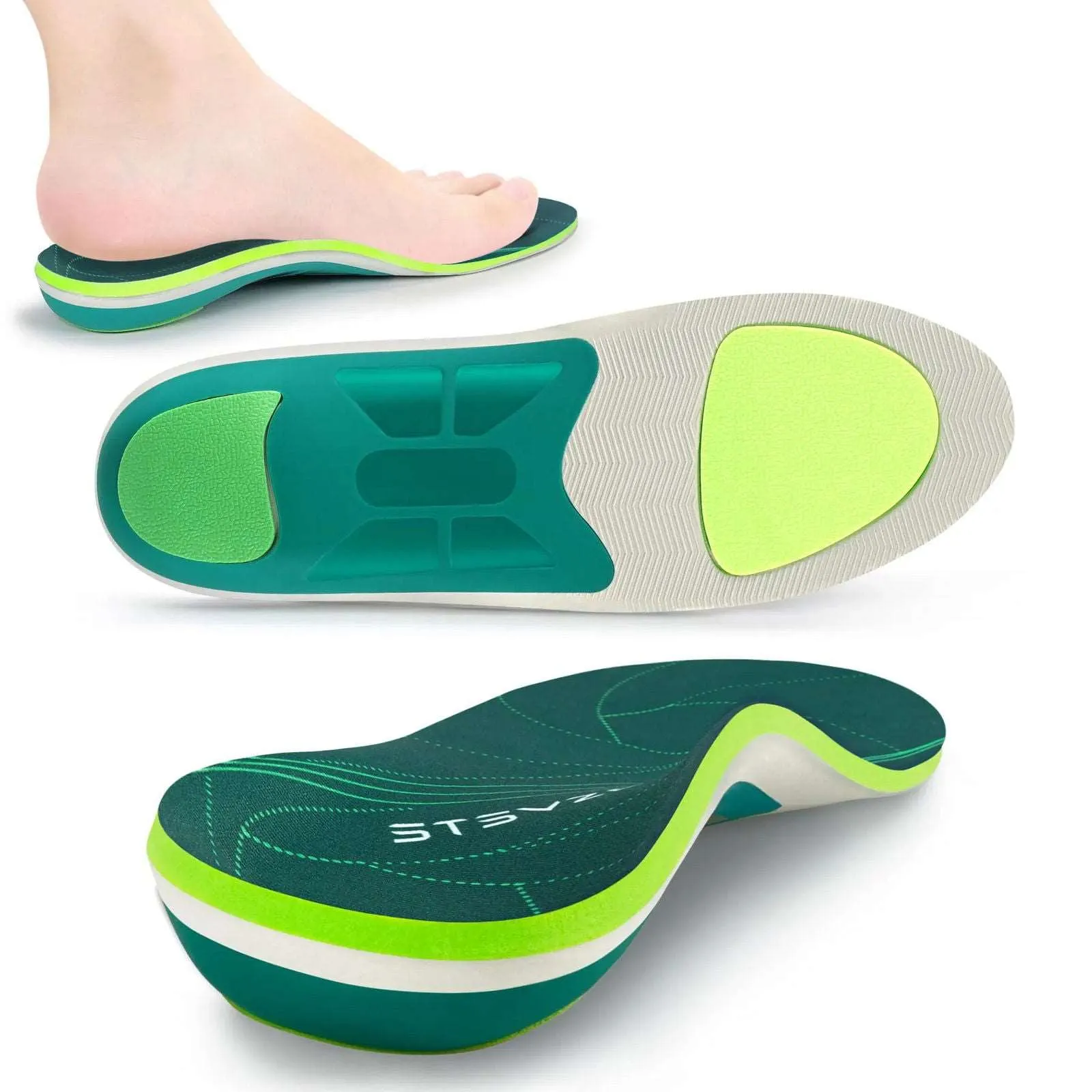 Plantar Fasciitis Orthopedic Arch Support Sport Insert Insoles
