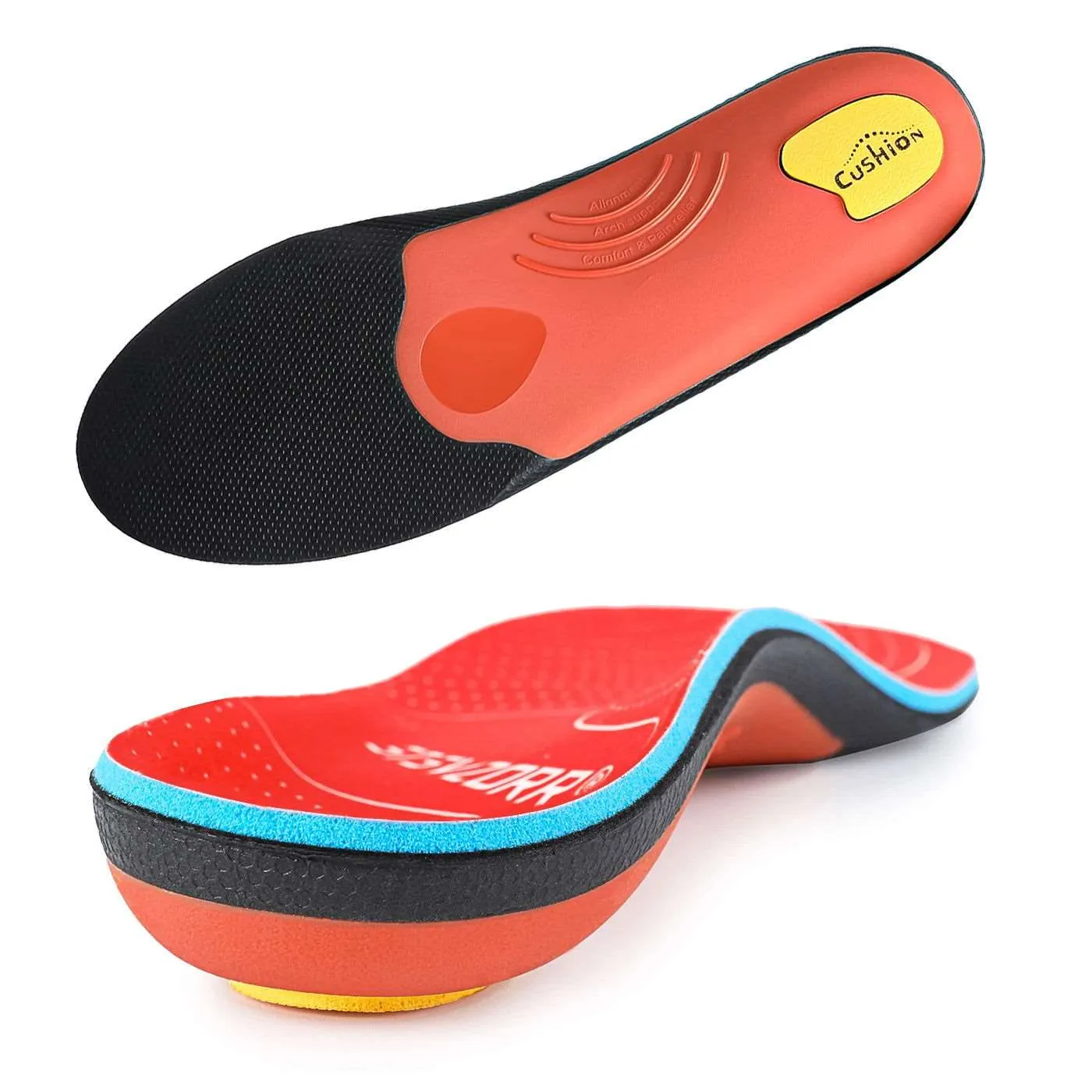 Plantar Fasciitis Orthopedic Arch Support Sport Insert Insoles