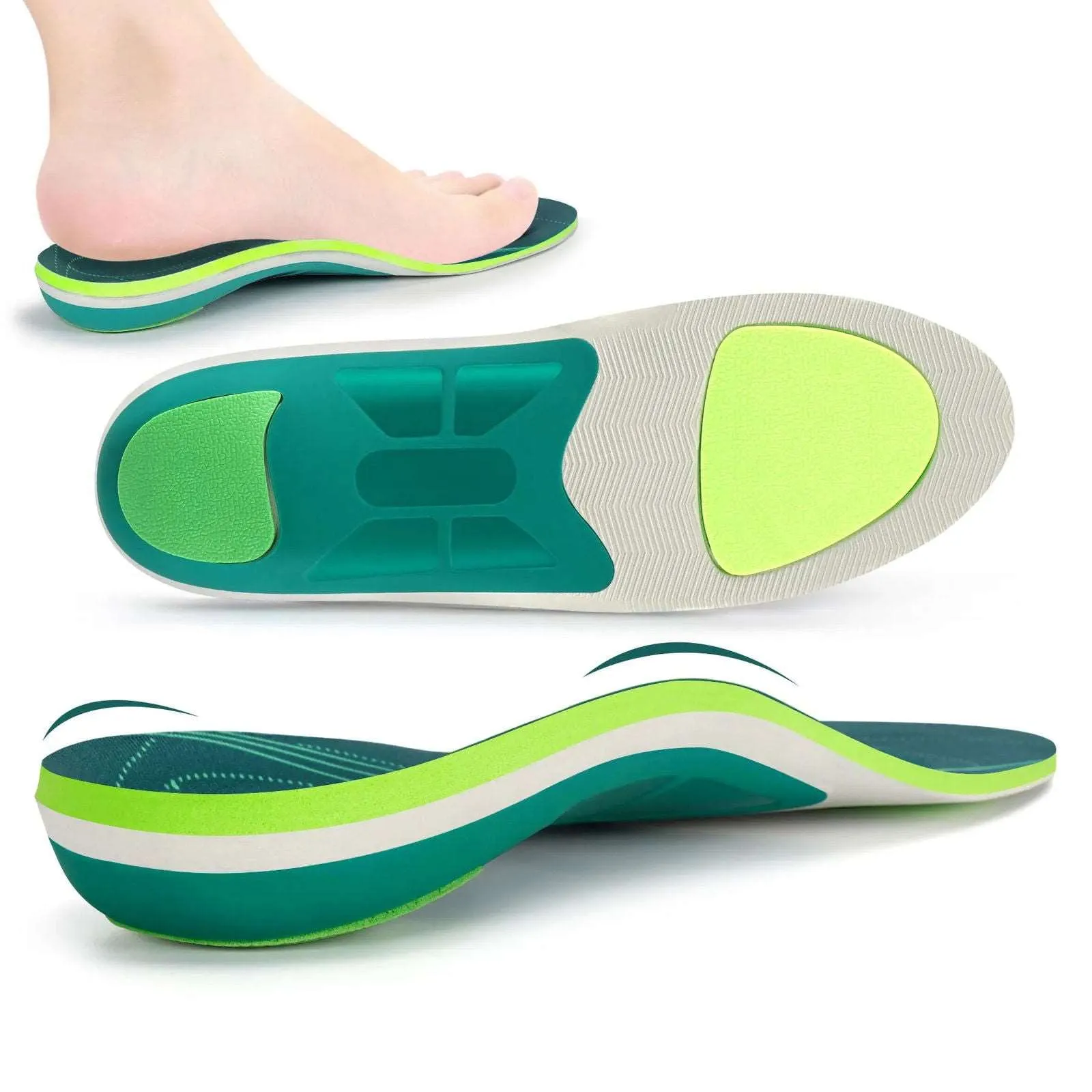 Plantar Fasciitis Orthopedic Arch Support Sport Insert Insoles