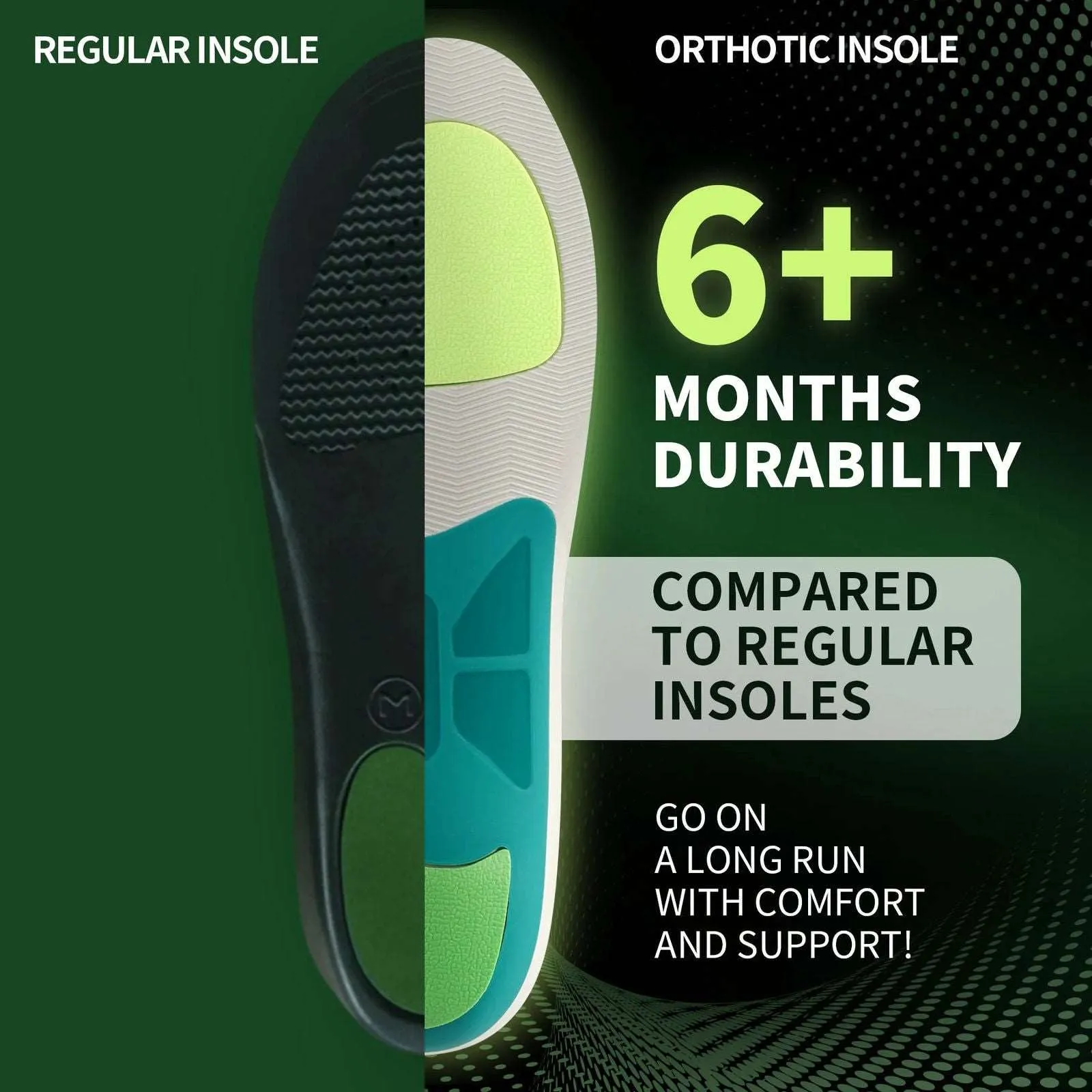 Plantar Fasciitis Orthopedic Arch Support Sport Insert Insoles
