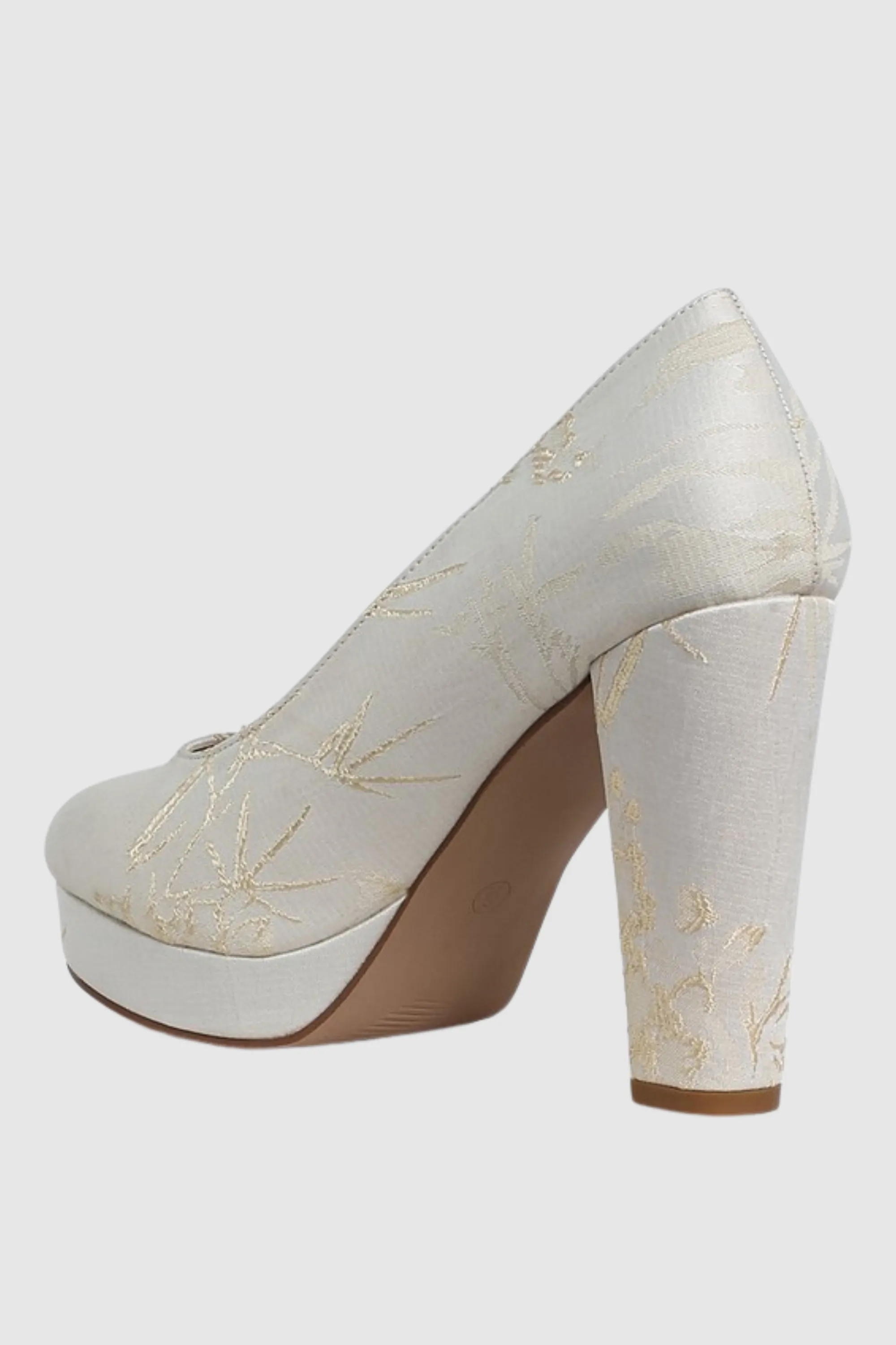 Platform Block Heel Pumps