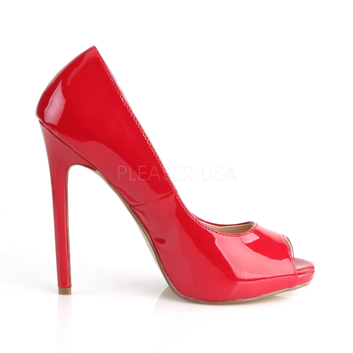 Platform Peep Toe Pump with 5-inch Spike Heel 3-colors SEXY-42