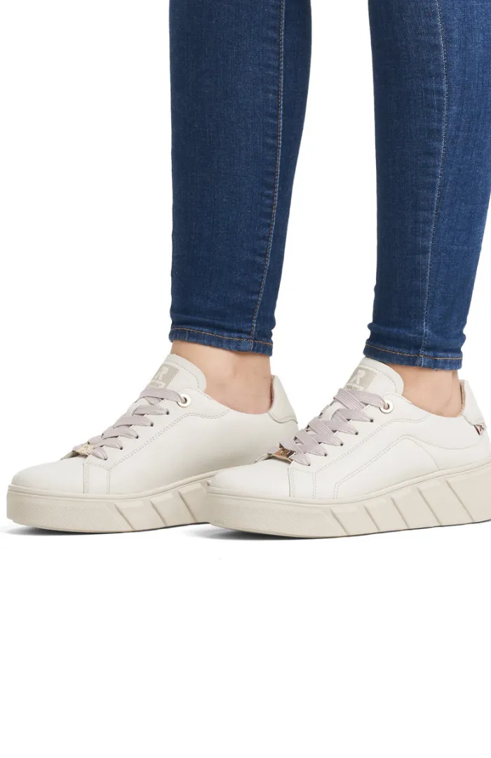 Rieker Modern Comfort Off White Trainer