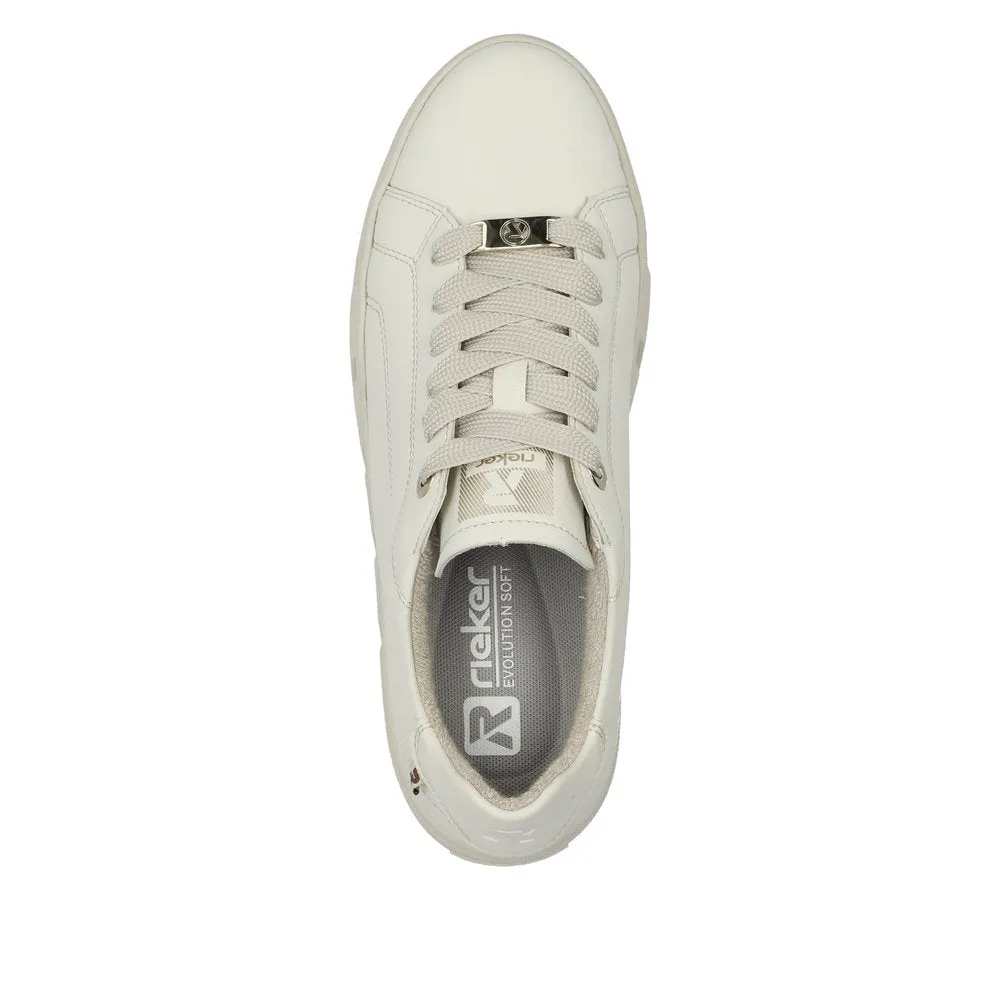 Rieker Modern Comfort Off White Trainer