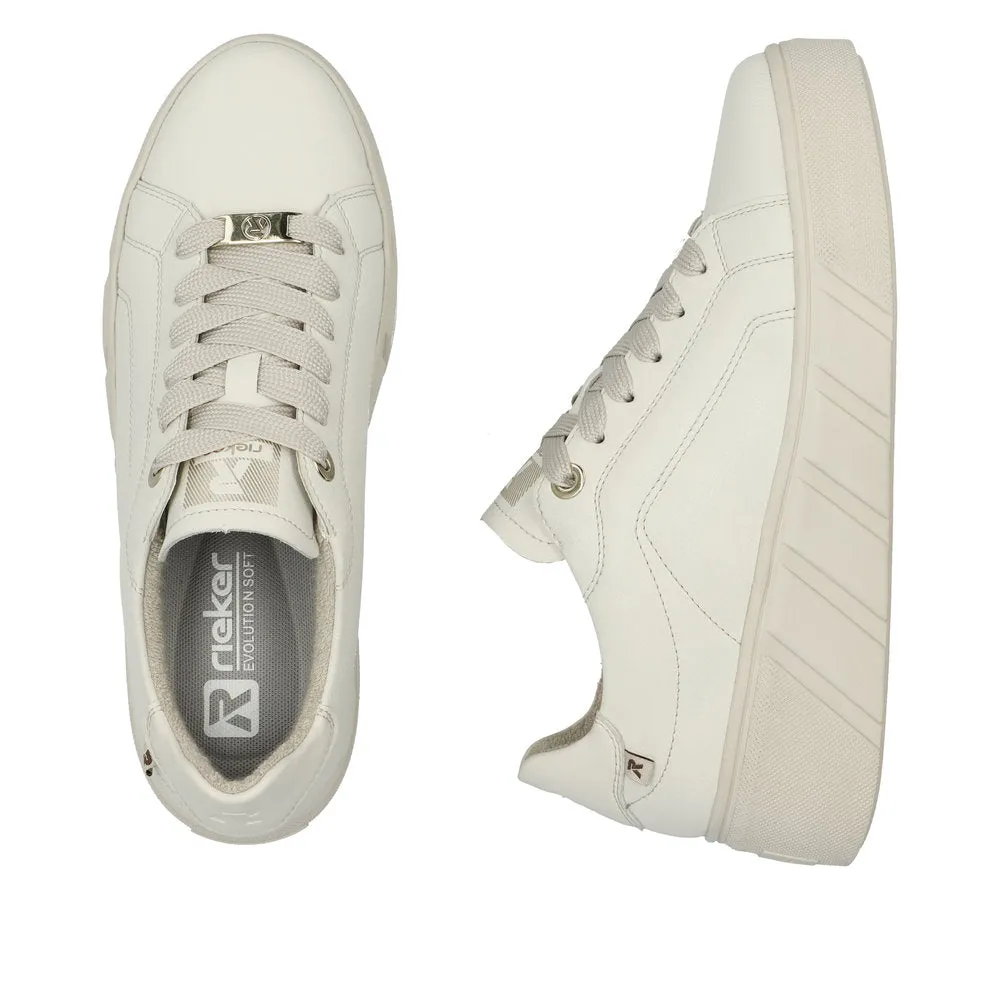 Rieker Modern Comfort Off White Trainer