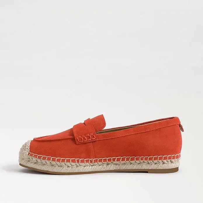 Sam Edelman Kai Tigerlily Suede Fashion Slip On Rounded Toe Casual Loafers
