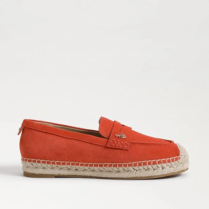 Sam Edelman Kai Tigerlily Suede Fashion Slip On Rounded Toe Casual Loafers