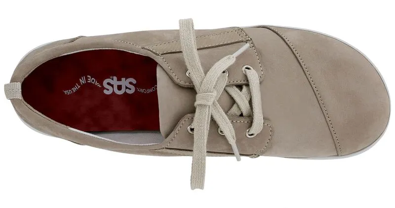 SAS Marnie Lace Up Sneaker - Taupe/Snake