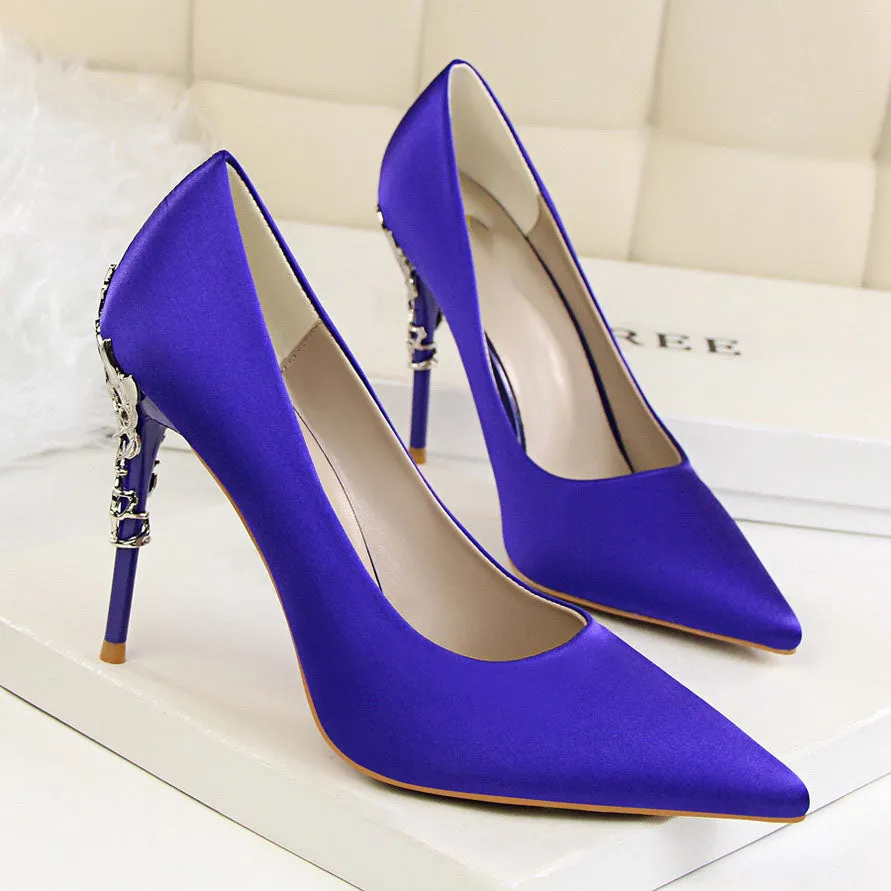 Sexy Pumps Gold Silver Thin Heel High Heel Shoes