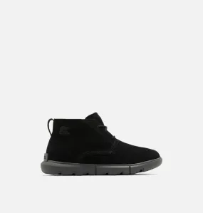 Sorel Men's Explorer Drift Waterproof Boots- Black/ Sea Salt