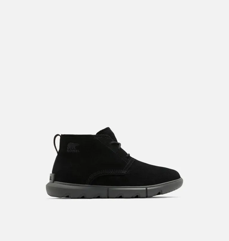 Sorel Men's Explorer Drift Waterproof Boots- Black/ Sea Salt