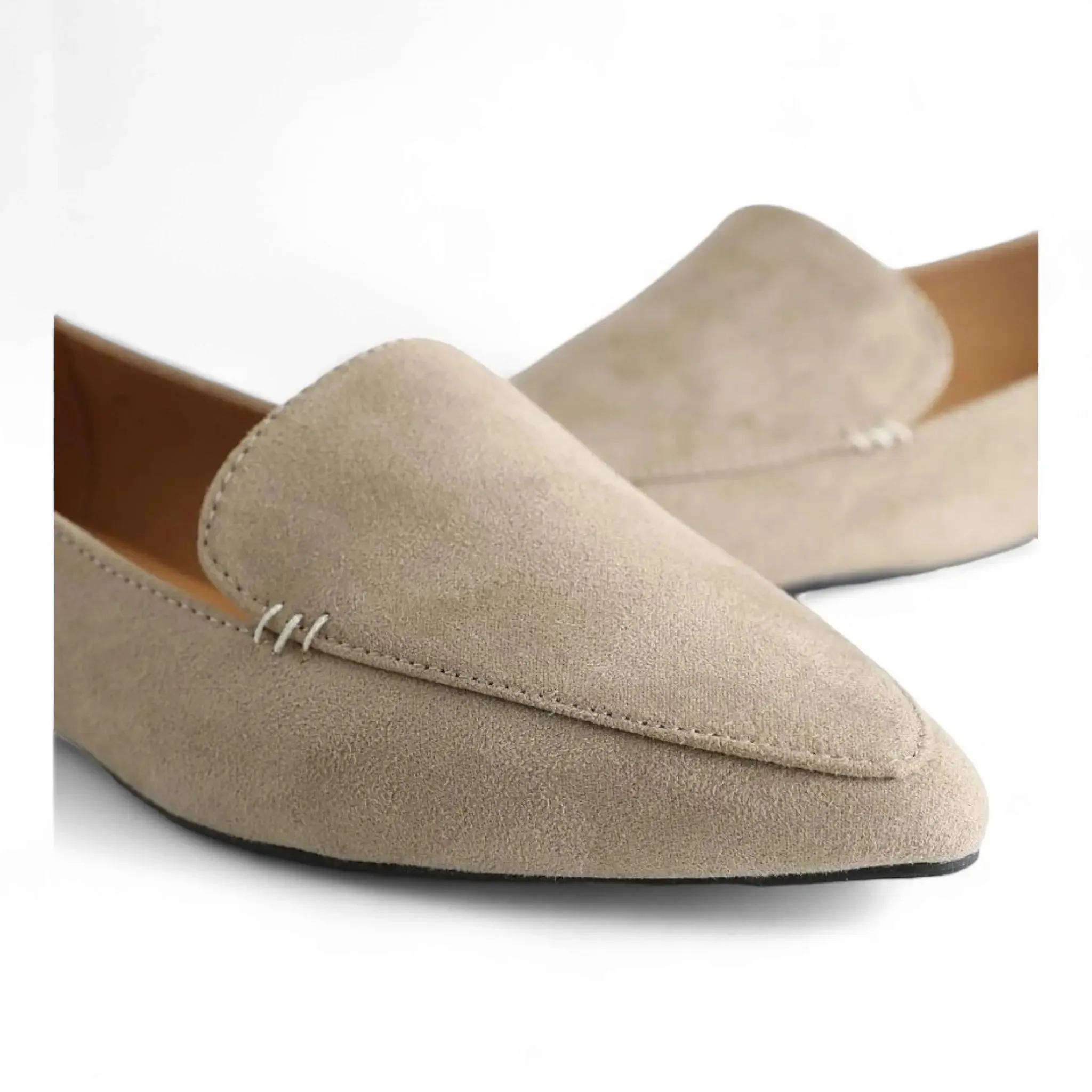 Suede Swirl Ballet Flat