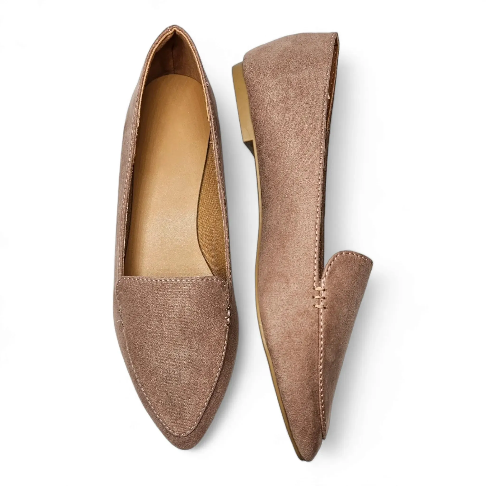 Suede Swirl Ballet Flat