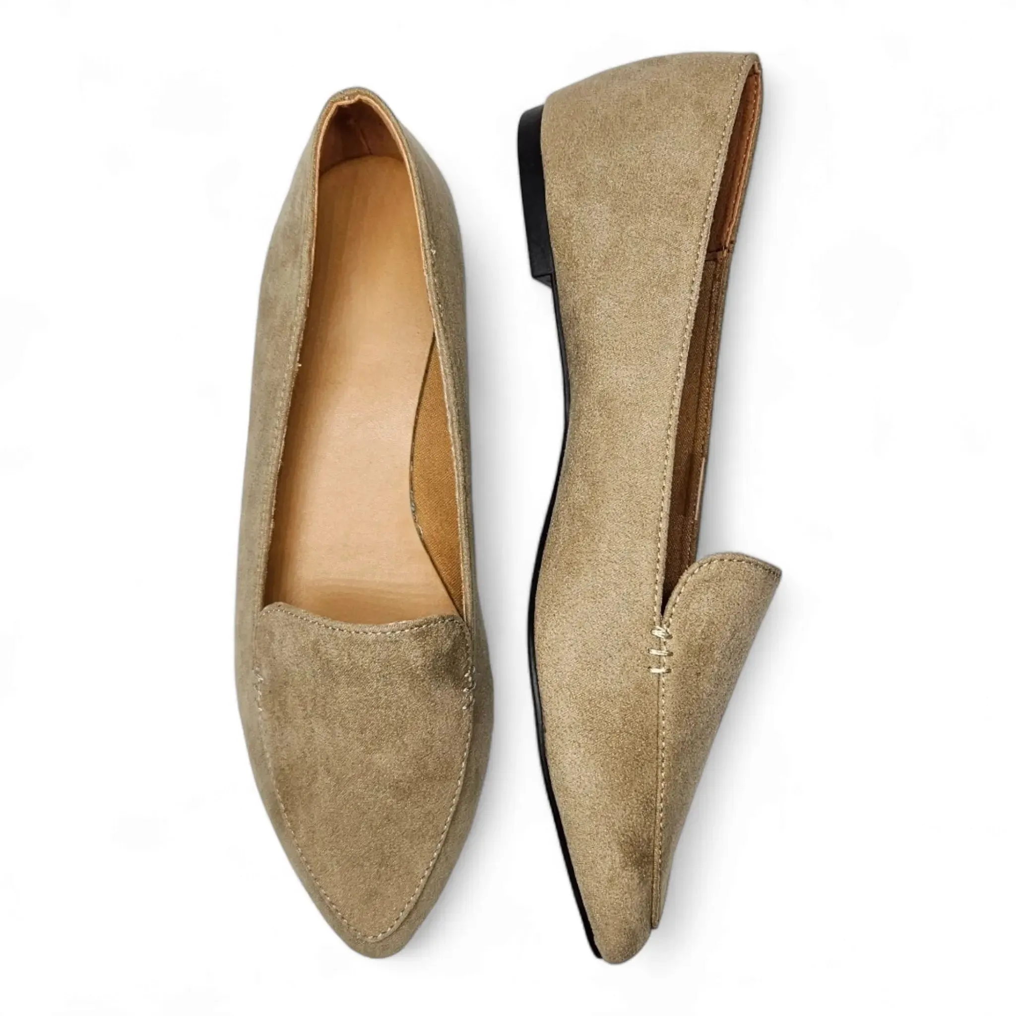 Suede Swirl Ballet Flat