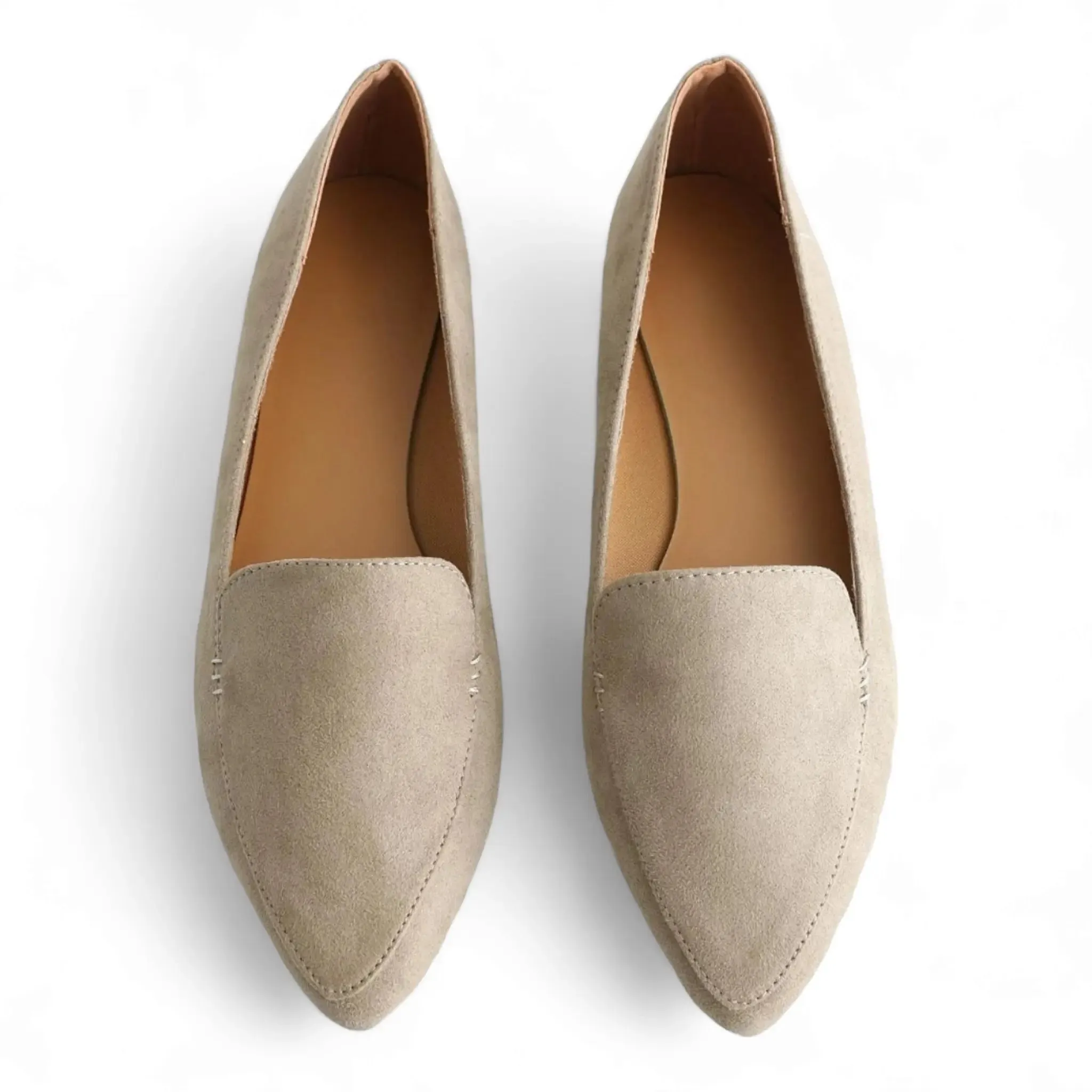 Suede Swirl Ballet Flat