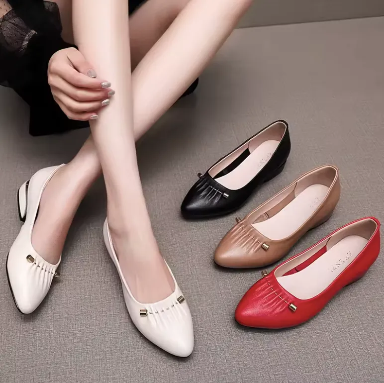 USS Shoes Nely Women's Pointed Toe Slip On Pumps