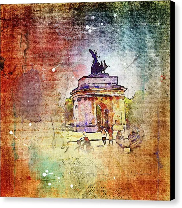 Wellington Arch, Hyde Park - Canvas Print