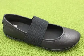 Womens Right Mary Jane Slip On - Black Leather